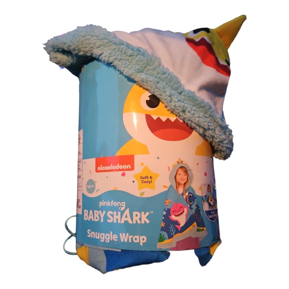NWT Pinkfong baby shark cuddle wrap